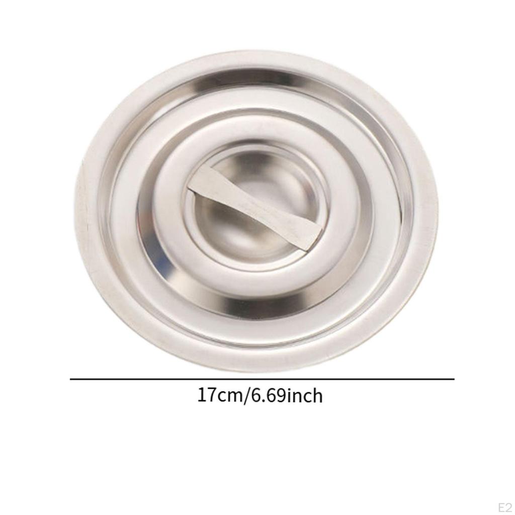 Casserole Lid Round Cover Kitchen Utensil with Polished Surface Easy to Clean Suitable for