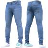 2021 Europäische Elastische Slim Fit Herren-Jeanshose - Schwarz