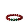 Authentic Five Elements Wood Deficiency Replenishing Wood Green Crystal Bracelet Energy Balance Wood-Element Wristband Green Phantom Agate