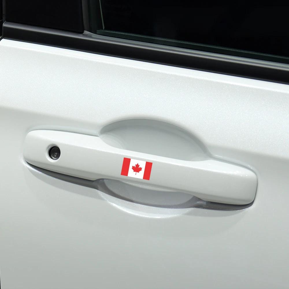 1set Various Canadian Flag Styling Sticker Leaf Red&White Car Stickers Decal History National Symbol of Canada Auto Accessories