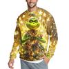 Men's Casual Fashion Printed Round Neck Pullover Sweatshirt