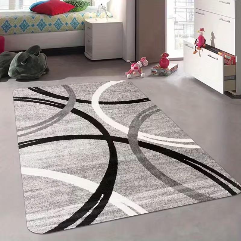 Modern Geometric Living Room Carpet Suitable for Windowsill Coffee Table Soft Bedroom Decoration Carpet Room Decoration Carpet 40X60cm