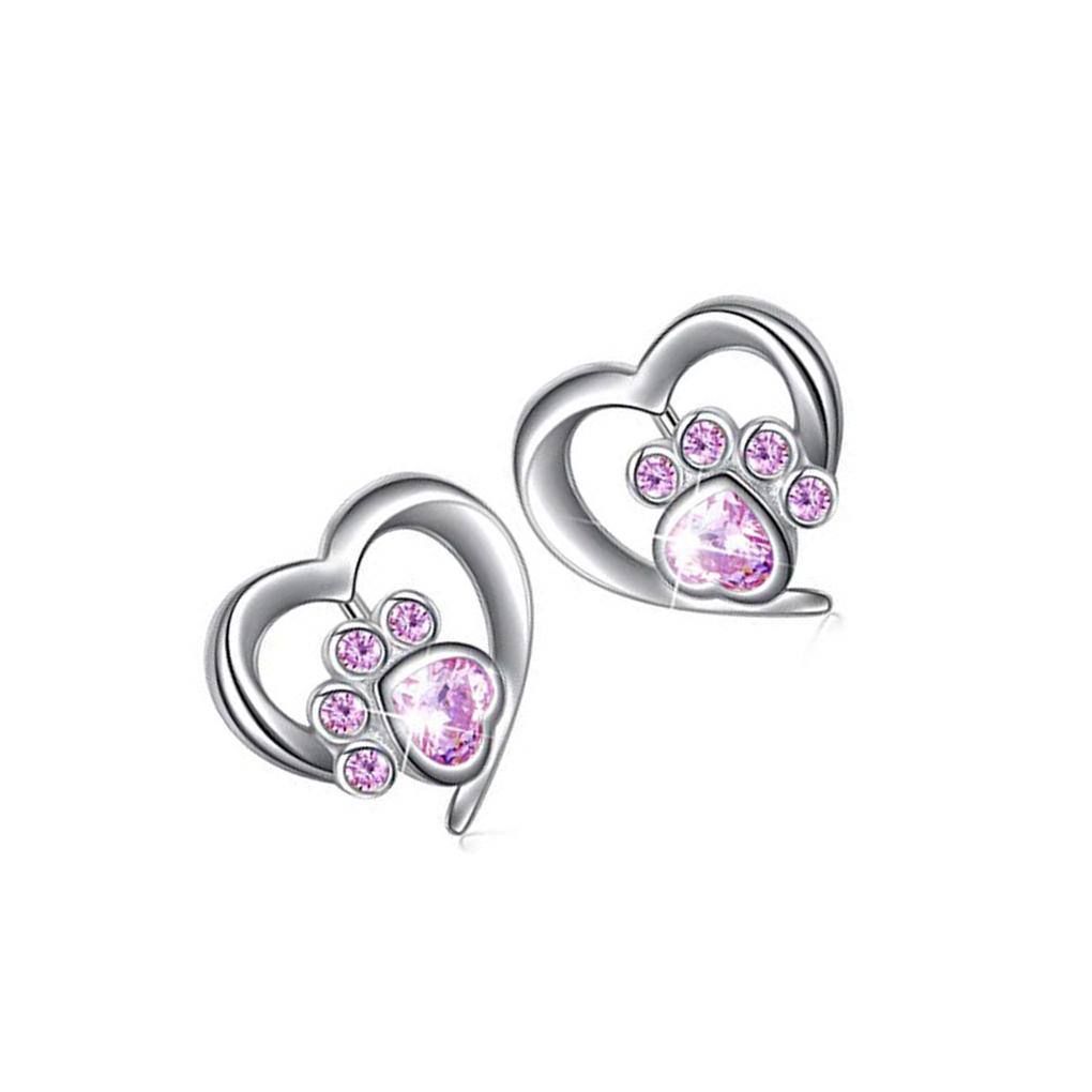 1 Pair Rhinestone Women Earrings Portable Wedding Girls Simple Design Sweet Stud Earring Ladies Ear Jewelry Gift