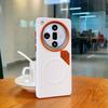 For Oppo Find X7 Ultra/Oppo Find X7 Case Large Hole Metal Lens Protective Ring Heat-Dissipating Magnetic Shockproof Phone Cover