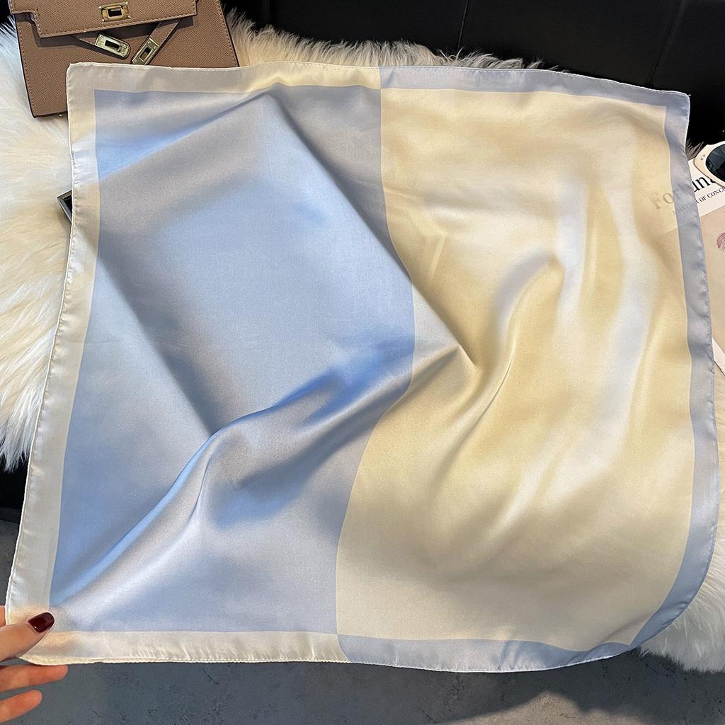 Light Luxury High-End Imitation Silk Scarf Summer Classic Silk Chinese Scarf Shawl Scarf Women'S