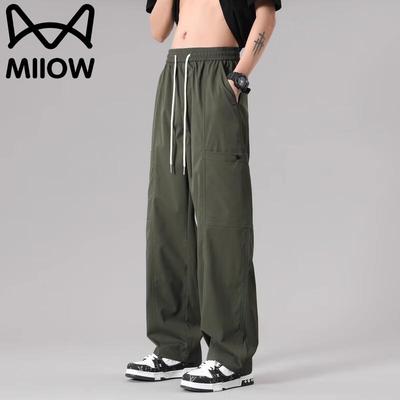Men's Loose Straight-Leg Cargo Pants