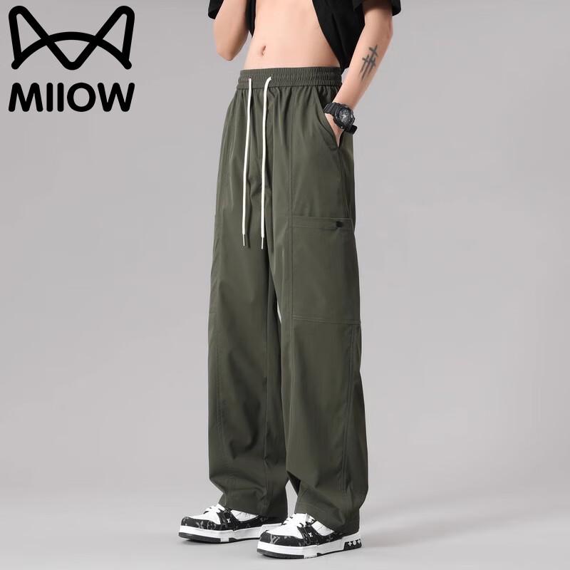 

Men s Loose Straight-Leg Cargo Pants L