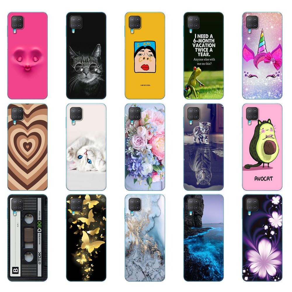 For Samsung M12 Case Phone Back Cover For Samsung Galaxy M12 GalaxyM12 M 12 M127 Soft Case Tpu Silicon Bumper Funda 6.5inch