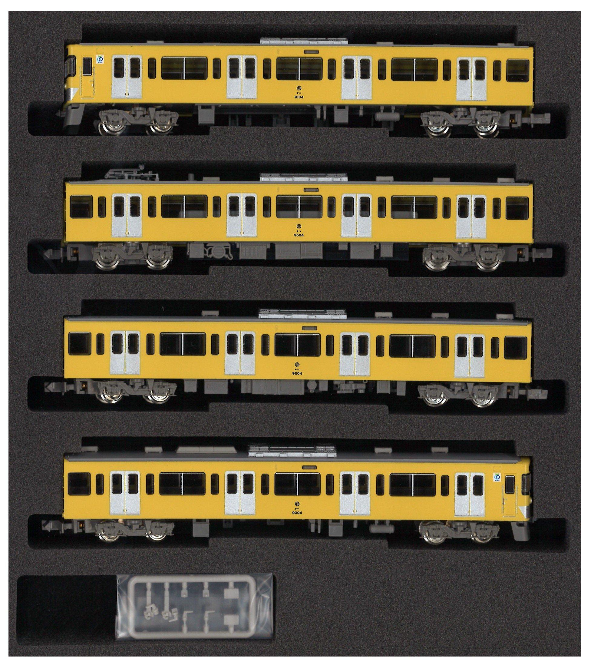 

N gauge 4639 Seibu 9000 series equipment renewal car 2008 basic formation set 4-car (with power)