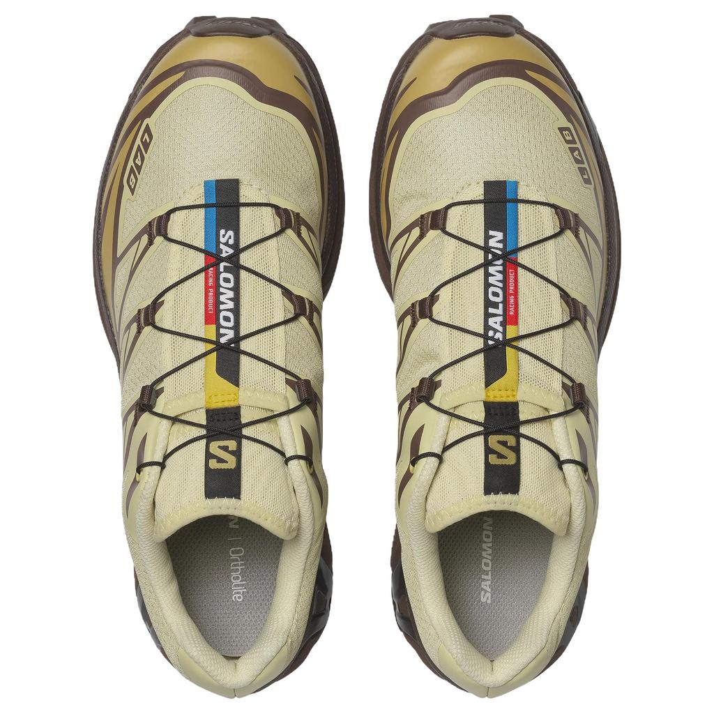 Salomon XT-6 Comfortable Versatile Lightweight Trail Running Shoes Unisex Sneakers Yellow 478695