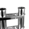 Marine Steel 3 Tube Rod Holder Steel 3 Tubes Mount Rack Marine Equipment Upgrades for Secure Fishing on Boats & Yachts