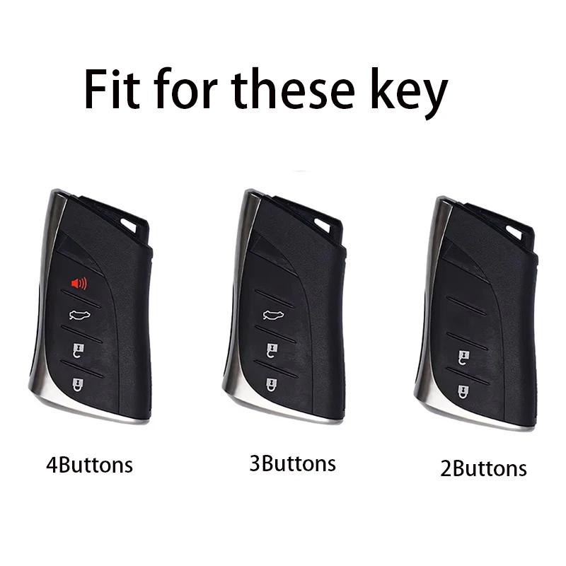 2 3 4 Buttons Zinc Alloy Car Key Case Cover Shell For Lexus Ux Es Ux200 Ux250H Es200 Es300H Es350 Us200 Us260H Protector