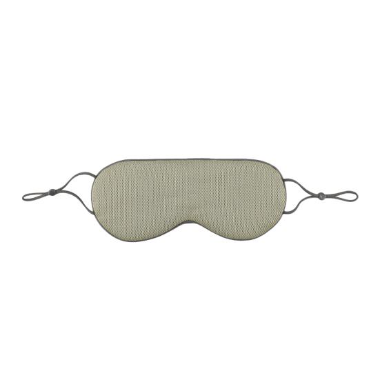 

Double-sided Eye Mask with Adjustable Ear Straps Men Women Light Blocking Eye Cover Breathable Travel Naps Sleeping Blackout Blindfold зелёный