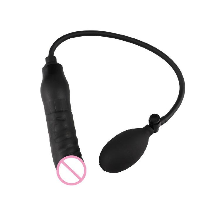 Afrikanische Kanone Aufblasbare Aufblasbare Simulation Penis Anal Expansion Gerät Für Frauen Und Männer Aufblasbare Anal Plug Sex
