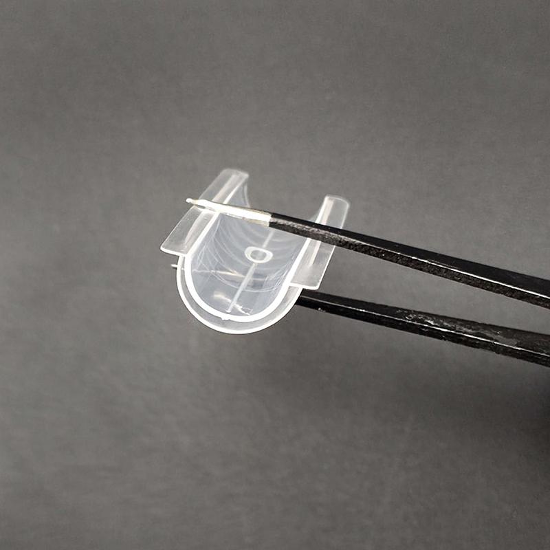 140Pcs Sandwich Dual Nail Form Mold Reusable Full Cover Mold Clear Nail Art Extension Shaping Tool Coffin Almond Nail Forms