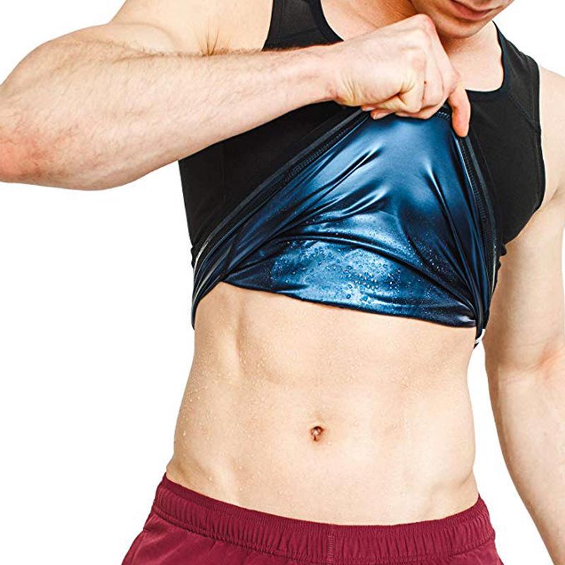 SWEAT SHAPER Women's Sauna Vest: Polymer Body Shaper in Silver