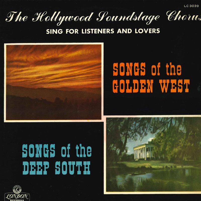 LP Record HOLLYWOOD SOUNDSTAGE - Songs Of The Golden West LC3039 LONDON Japan Country/Folk Used