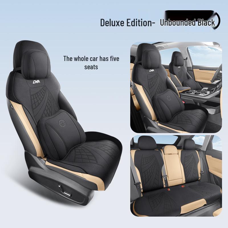 New Model Boyue L Car Seat Cushion, Semi-Enclosed Saddle Pad, Four Seasons, for Five-Seat Cars