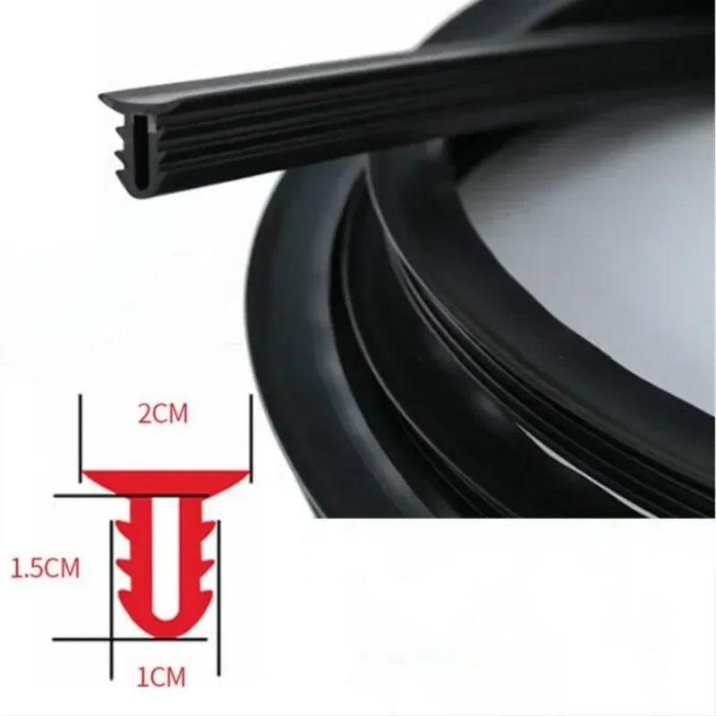 Auto Dashboard Sealing Strip Noise Sound Insulation Rubber Strips Universal for Weatherstrip Auto Accessories Car Stickers Parts