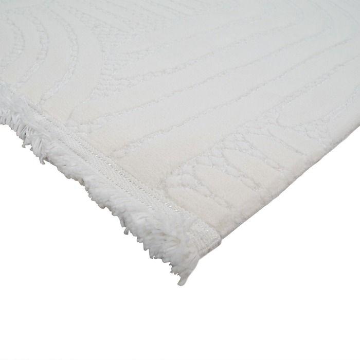 Modern Cream Rug with Geometric Patterns 160x230
