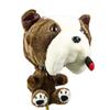 Funda para Cabeza de Palo de Golf para Driver 1 Ud. Marrón - Diseño Divertido de Perro de Peluche Funda Protectora Regalo para Golfista