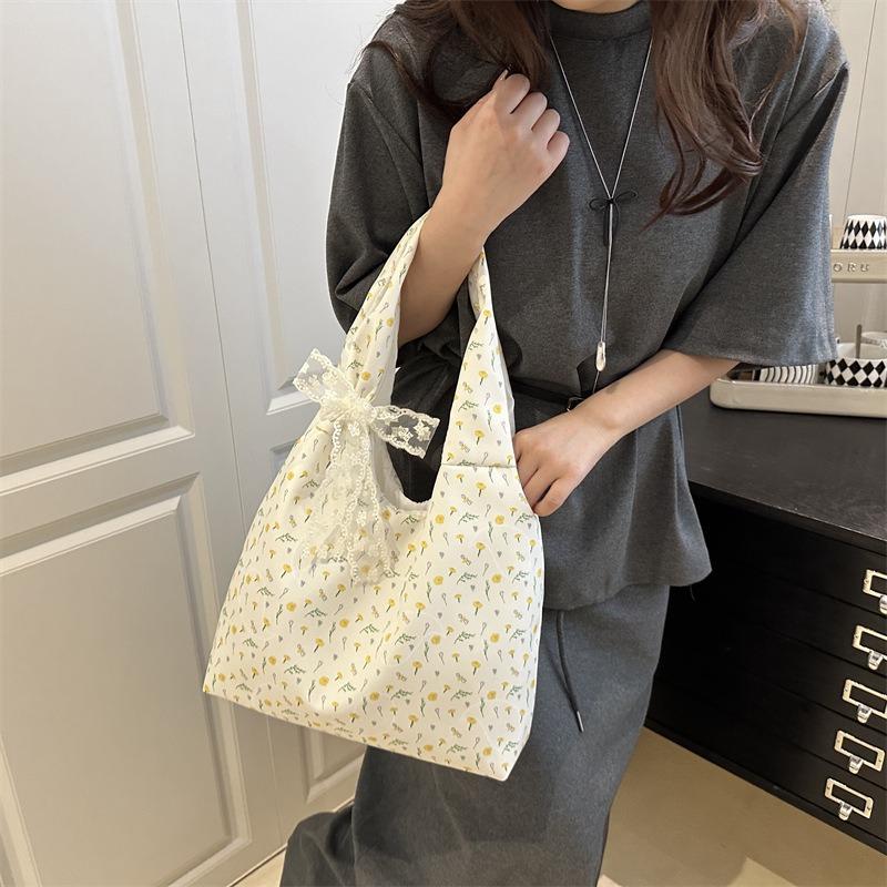 Sweet Floral Shoulder Bag, Popular In Summer, Versatile Casual, Light and Gentle Wind, Simple Underarm Handbag for Women