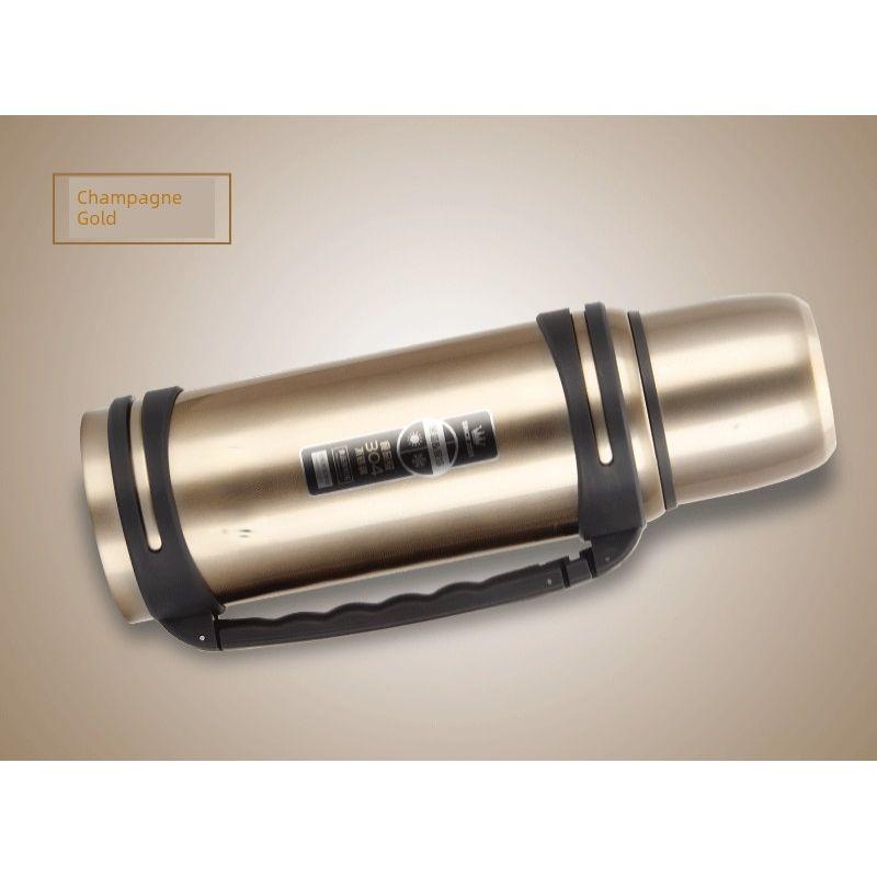 Jinlihuaxiang Kuangdi Large-Capacity Thermos Cup Large-Capacity Kettle Thermos Bottle Outdoor Portable Car-Mounted Stylish Travel Kettle