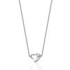 Ozel Silver925 Lovely Heart Pendant Necklace PS137N