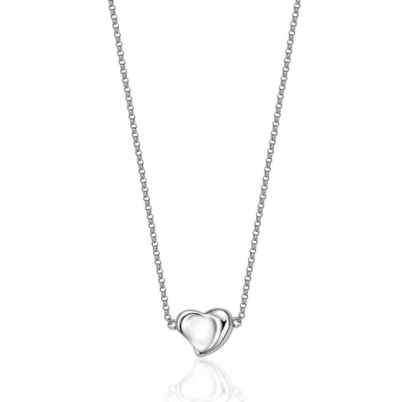 ozel Silver925 Lovely Heart Pendant Necklace PS137N