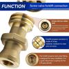 Premium-For LPG Forklifts Compatible RE7141M Propane Tank Connector, Male Connection Fitting Adapter Valve