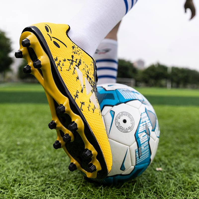 32-45 Herr/Kvinnor Low Top Sneakers Long Spike Fotbollsskor Konstgräs Barn Spike Sneakers Skor Löparskor