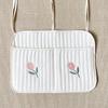 Baby Storage Bag Carts Storage Bag Diaper Breast Bottle Toy Crib Hanging Bags Multi-Function Portable Strap Pattern Storage Bag
