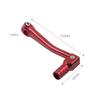 1Pc Motorcycle Folding Aluminum Gear Shift Lever Universal 10-11mm For 50/110/125/150/250cc ATV Dirt Bike Pit Bikes