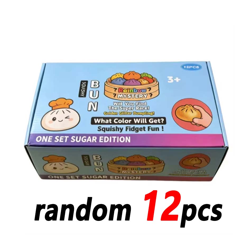 Glitzer-Knödel Squishies Weiches Süßes Langsamer Rückprall Stressabbau Spielzeug für Kinder und Erwachsene Büro Wohnkultur Geschenkidee
