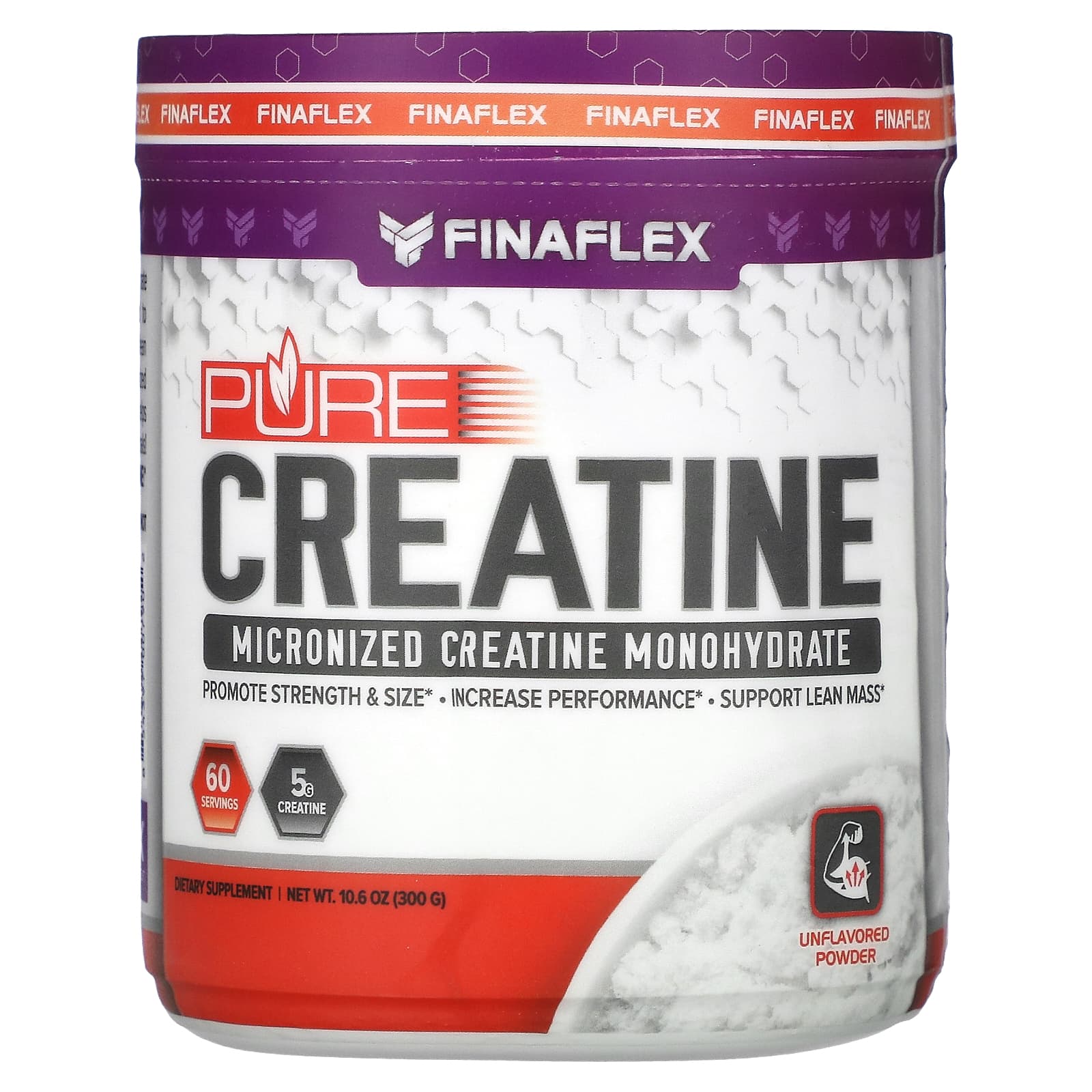 

Finaflex, pure creatine powder, unflavored, 10.6 oz (300 g)