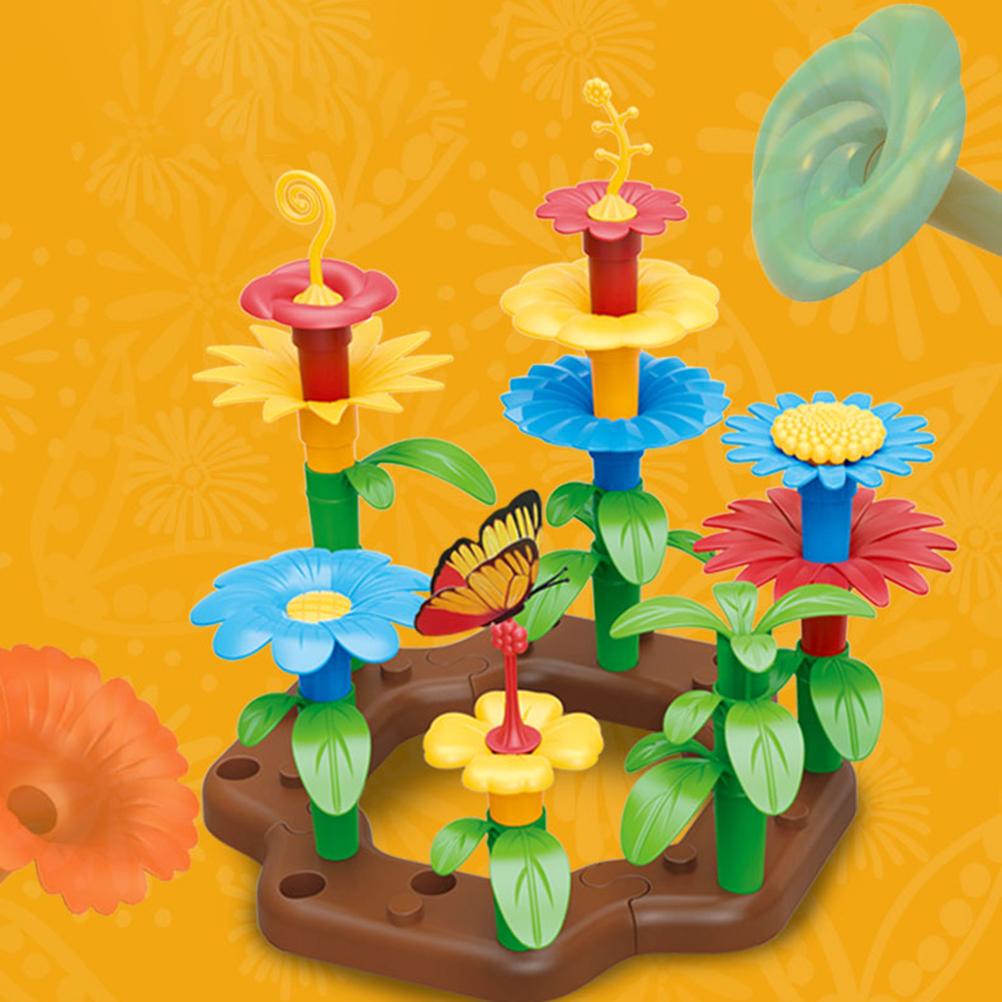 DIY Blumengarten Bauspielzeug für Kinder Gartenarbeit Rollenspielset Kinder Kunst und Handwerk Spielzeug