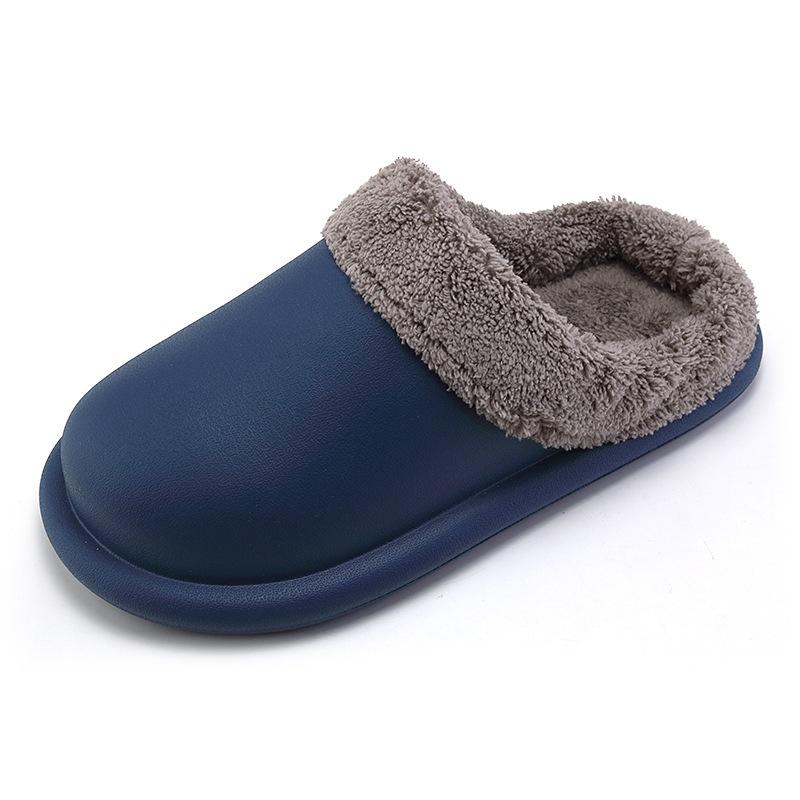 New autumn and winter cotton slippers home plush warm couple indoor slippers home high quality tasteless