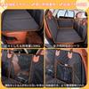 SONGSONG New Design Seat Pet Car Seat Universal Fit for All Car Dog Car Rear Large Capacity Storage Visible Mesh Suitable for All Car All Breeds of