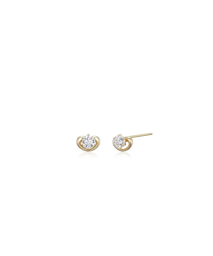 Reve Rv-Lab Diamond 0.5 Carat Phal. Love Earrings