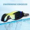 Fashion Swimming Goggles, Adjustable Buckle Anti-fog Transparent Lens Lens, Male Men and Women