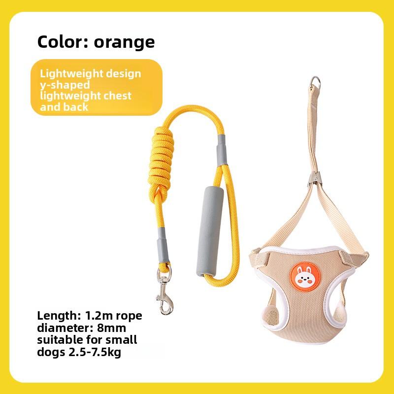 

Новые нагрудные и плечевые ремни для питомцев, замшевые меховые ремни для кошек и собак, дышащий поводок для выгула кроликов, поводок для собак жёлтый