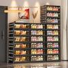 Shoe Rack Multi-layer Household Door Installation-free Simple Folding Shoe Storage Artifact Integrated Shoe Cabinet Against Wall
