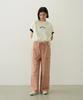 Milkfed Casual Colored Sleeve Edge Short Off White Women's Top,