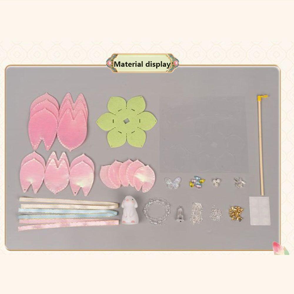 Blossom Lotus Flower Lanterns Handheld Rabbit Lotus Lantern  Party Supplies