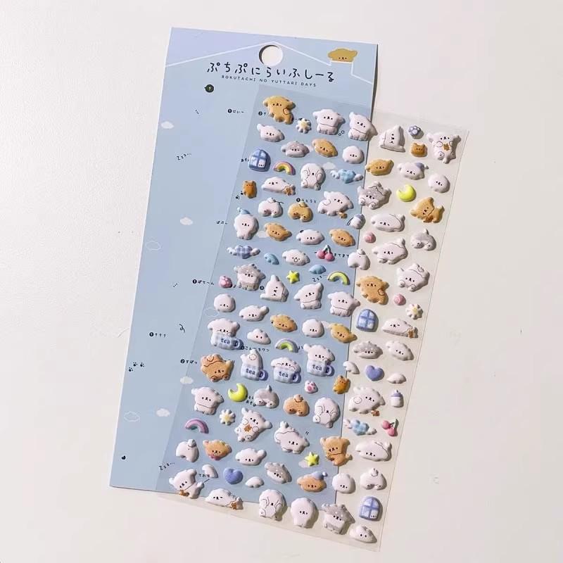 3D Cartoon Foam Animal Stickers: Cute and Versatile for Handbooks and Phone Cases