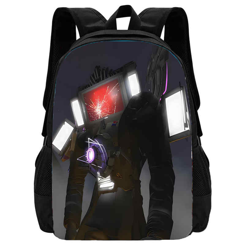 Mochila Skibidi Toilet School Backpack Cartoon School Bag for Boys  Titans Cameraman Children Backpack  Speaker Tv Man Kids Bags
