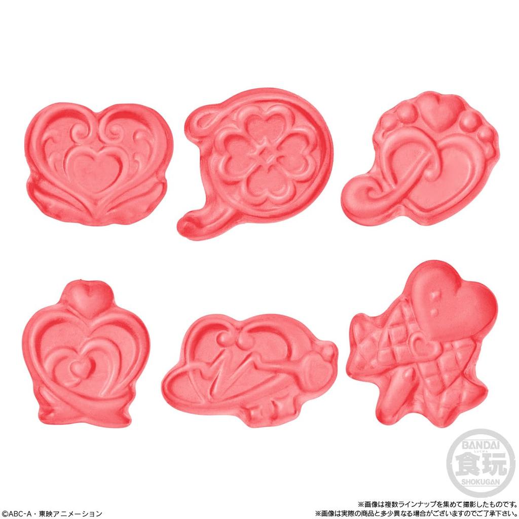 Bandai PreCure All Stars Secret Jewelry Charm 2 Gummy Candy Candy & (12 Pieces) Toys/Gummy (PreCure Series)
