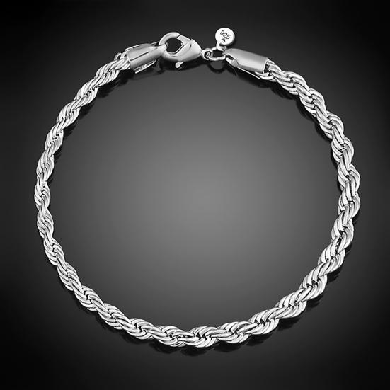 

Women s Faux Silver Twist Bangle Cuff Charm Bracelet Clasp Party Jewelry
