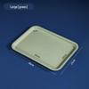 Zhi Shi Large Green Rectangular Plastic Tray