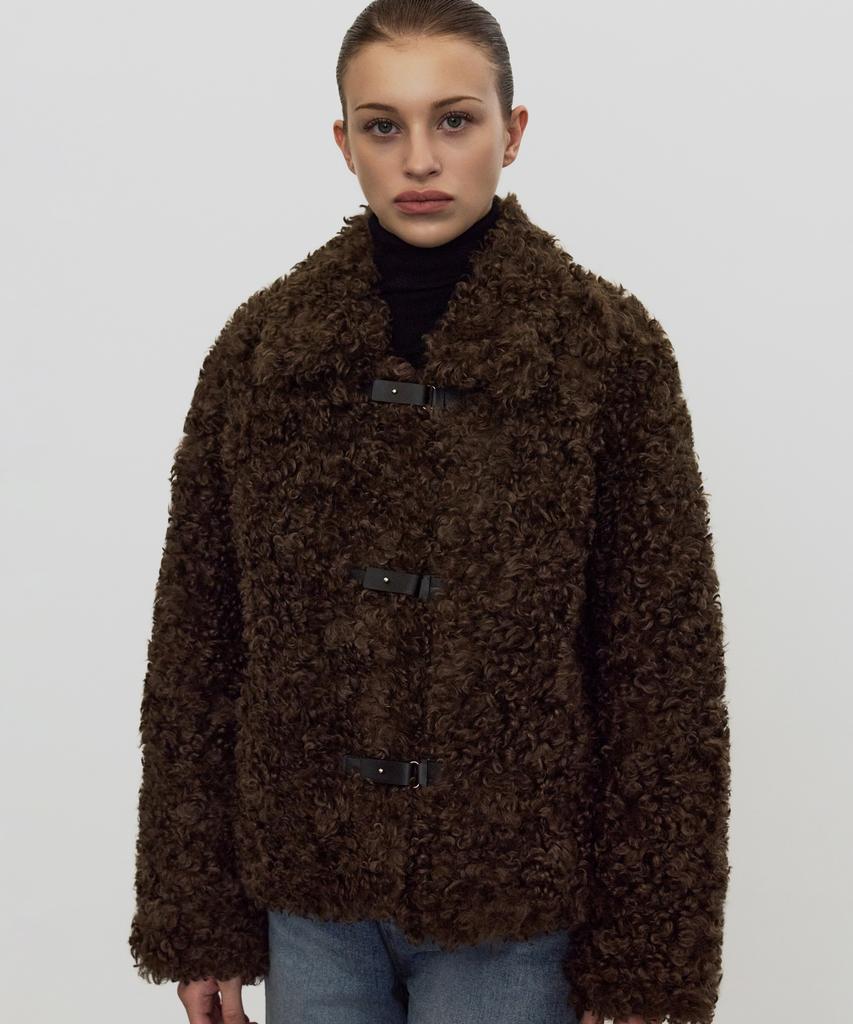 Ellioti Poodle Fur Jacket_3Color